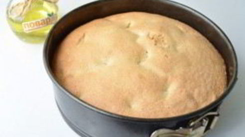 ржаная шарлотка с яблоками