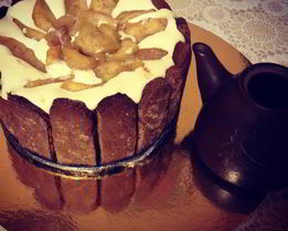 Шарлотка из имбирных пряников