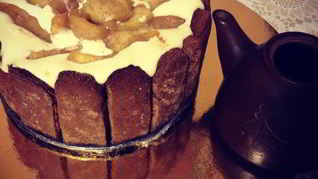 Шарлотка из имбирных пряников