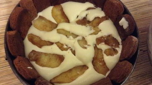 шарлотка из имбирных пряников