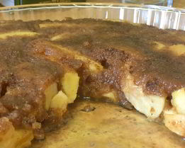 Шарлотка из ржаных сухарей