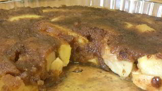 Шарлотка из ржаных сухарей