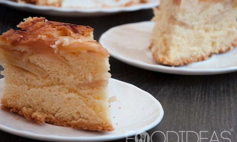 Рецепт шарлотки на кефире в мультиварке