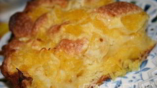 Шарлотка с апельсинами