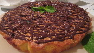 Шарлотка с черносливом по-итальянски