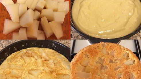 шарлотка с дыней