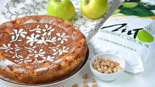 Шарлотка с отрубями