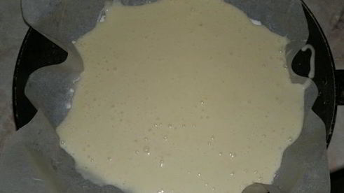 шарлотка с виноградом