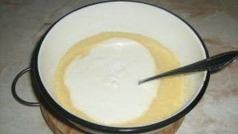 шарлотка с яблоками без миксера