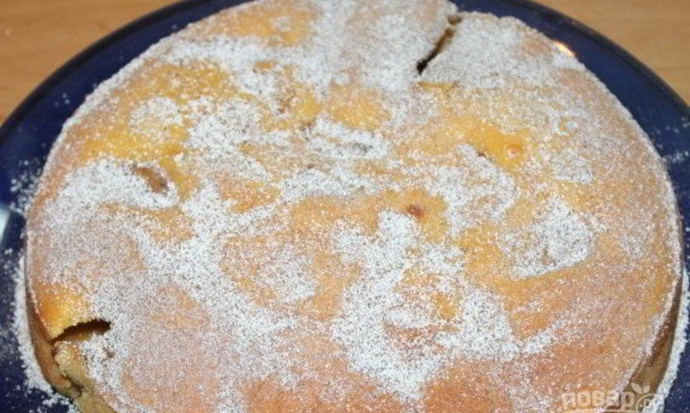 Рецепт шарлотки с яблоками без муки