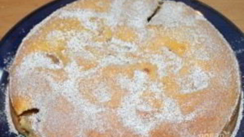 шарлотка с яблоками без муки