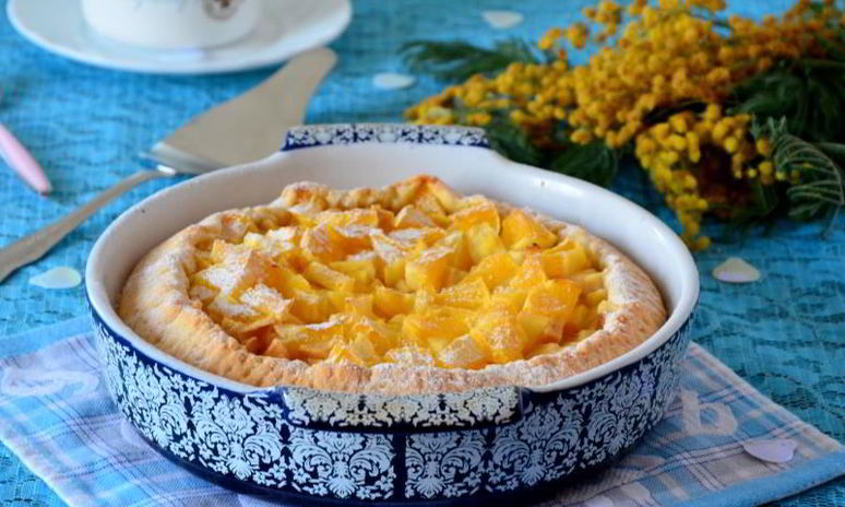 Рецепт шарлотки с яблоками и апельсином