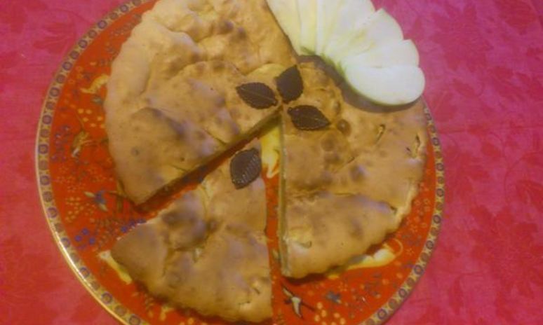 Рецепт шарлотки с яблоками и лимонами