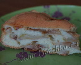 Шарлотка с яблоками