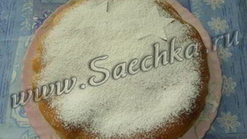 шарлотка с яблоками