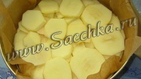 шарлотка с яблоками