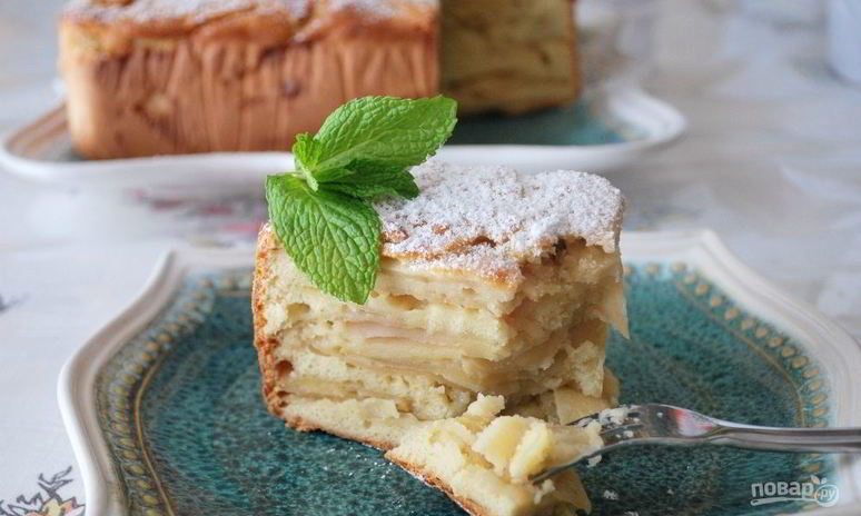 Рецепт шарлотки с яблоком