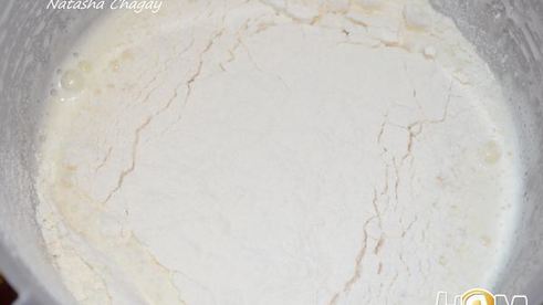 шарлотка со сметанным кремом