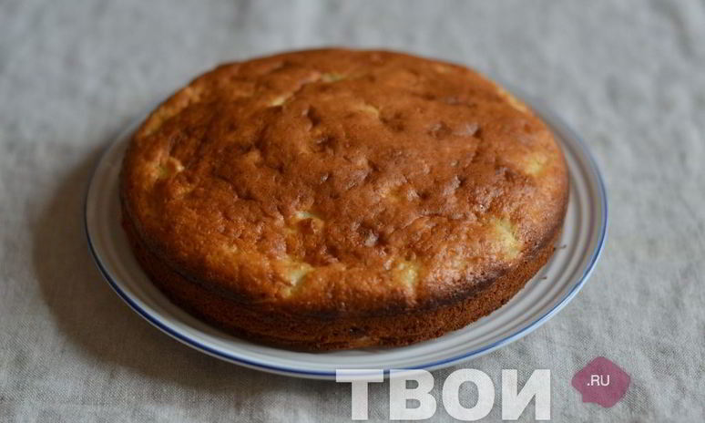 Рецепт творожной шарлотки