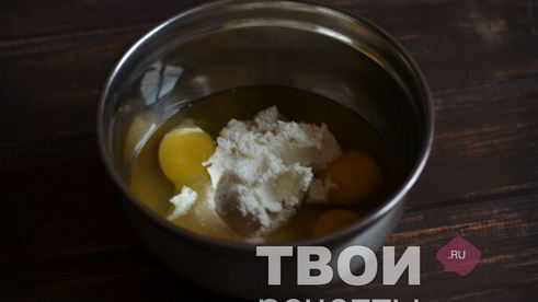 творожная шарлотка