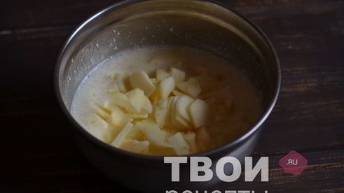 творожная шарлотка