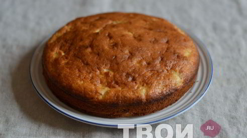 творожная шарлотка