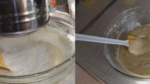 яблочно-сливовая нешарлотка