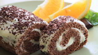 Шоколадно-апельсиновый рулет