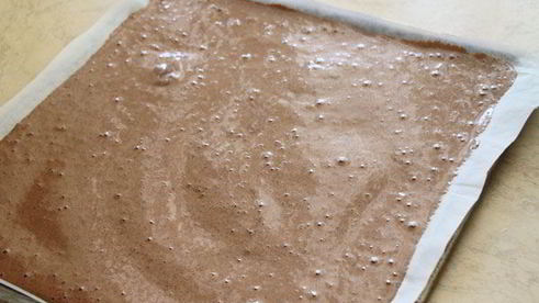 шоколадно-апельсиновый рулет