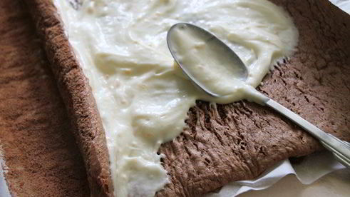 шоколадно-апельсиновый рулет