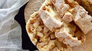 Быстрый яблочный штрудель