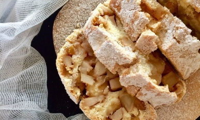 Рецепт быстрого яблочного штруделя