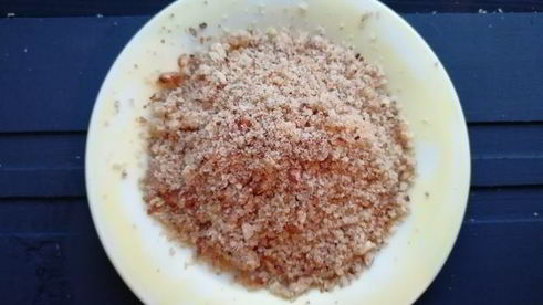 легкий штрудель с вишней и миндалем