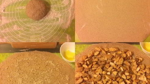 полезный яблочный штрудель