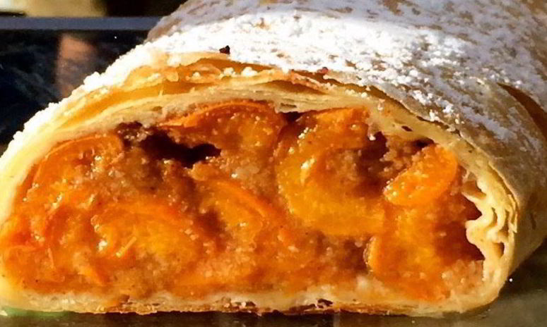 Рецепт штруделя с абрикосами