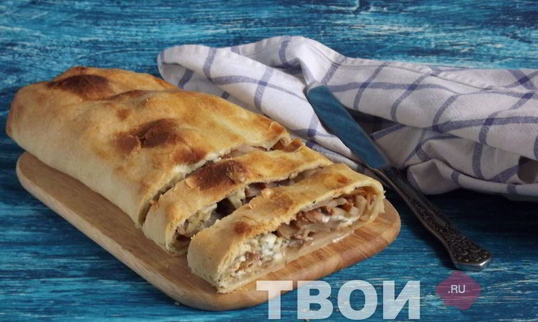 Рецепт штруделя с грушей и сыром дор блю