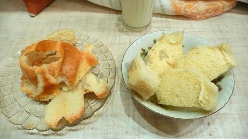 штрудель с мясом из слоеного теста