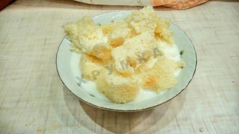 штрудель с мясом из слоеного теста