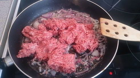 штрудель с мясом