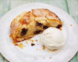 Штрудель с садовыми фруктами в тесте фило