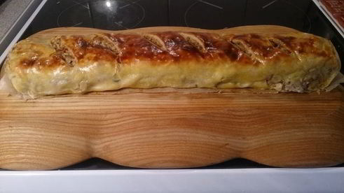 штрудель с тунцом