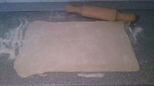 штрудель с тунцом