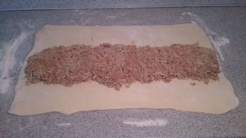 штрудель с тунцом