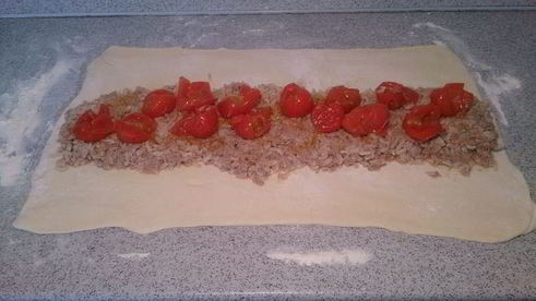 штрудель с тунцом