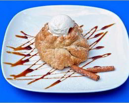 Штрудель с яблочно-марципановой начинкой