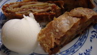 Тесто Фило и яблочный штрудель из него