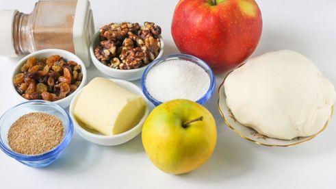 венский штрудель с яблоками