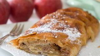 Яблочно-пивной штрудель