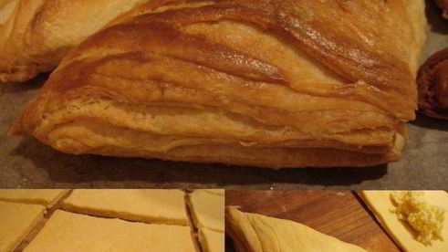 слойки-маковки, круассаны, пеновани и все из слоено-дрожжевого теста