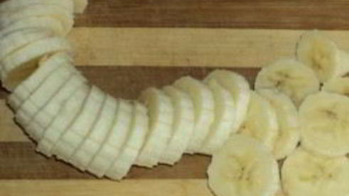слойки с бананом